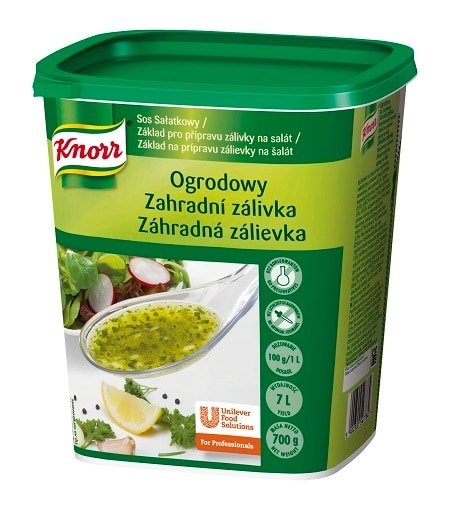Sos sałatkowy ogrodowy Knorr 0,7 kg - Nasz sos doskonale smakuje i zachowuje świeży wygląd na dłużej.